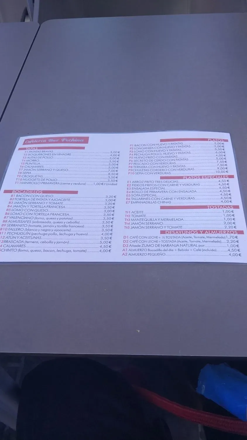 Menu 3