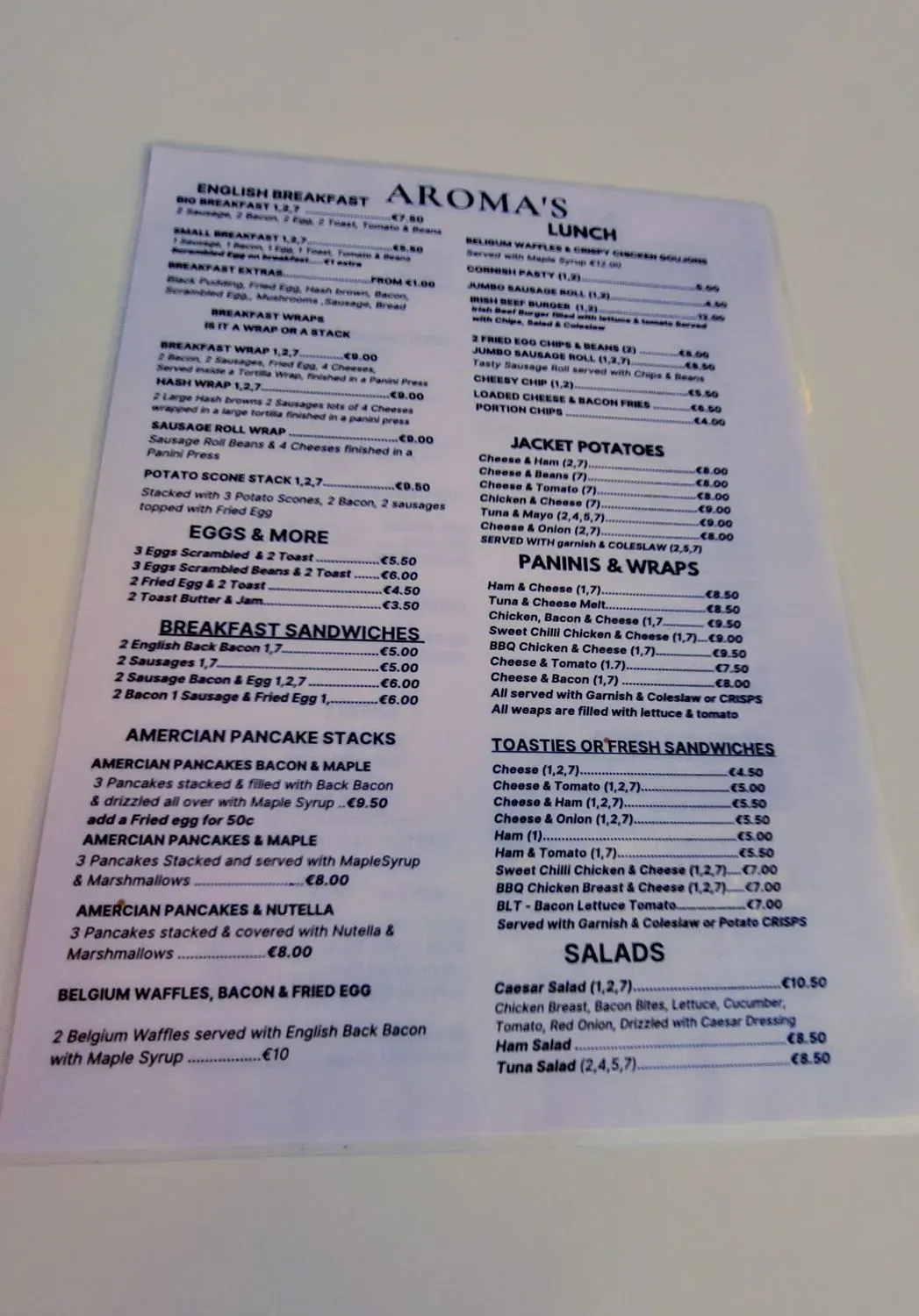 Menu 3