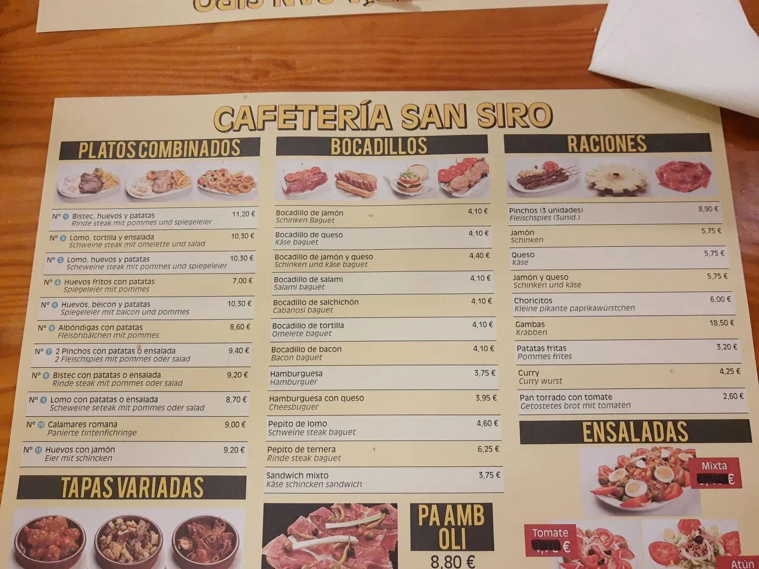 Menu 3