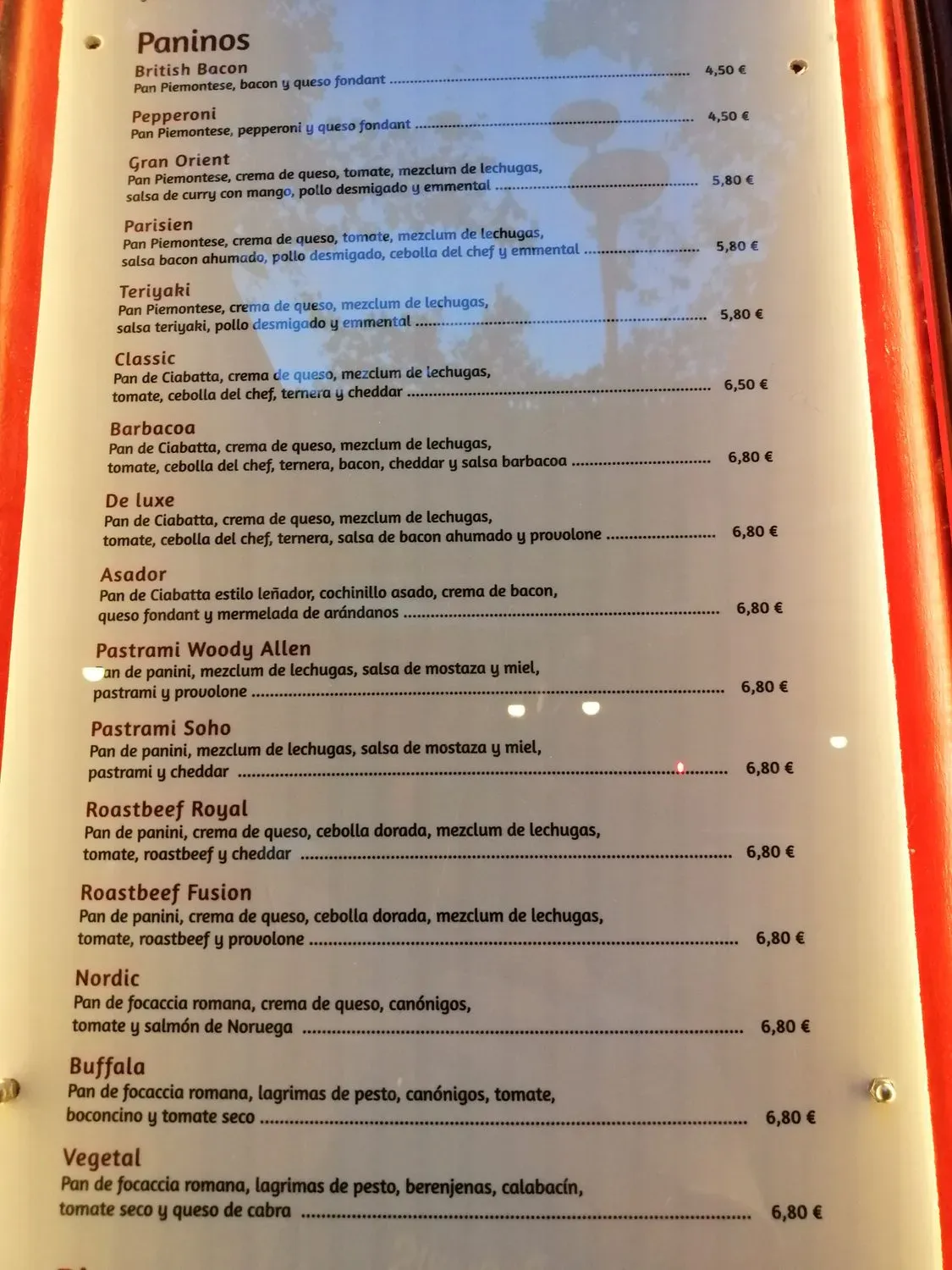 Menu 3