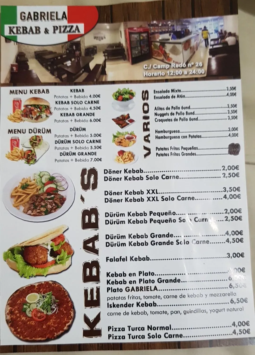 Menu 3