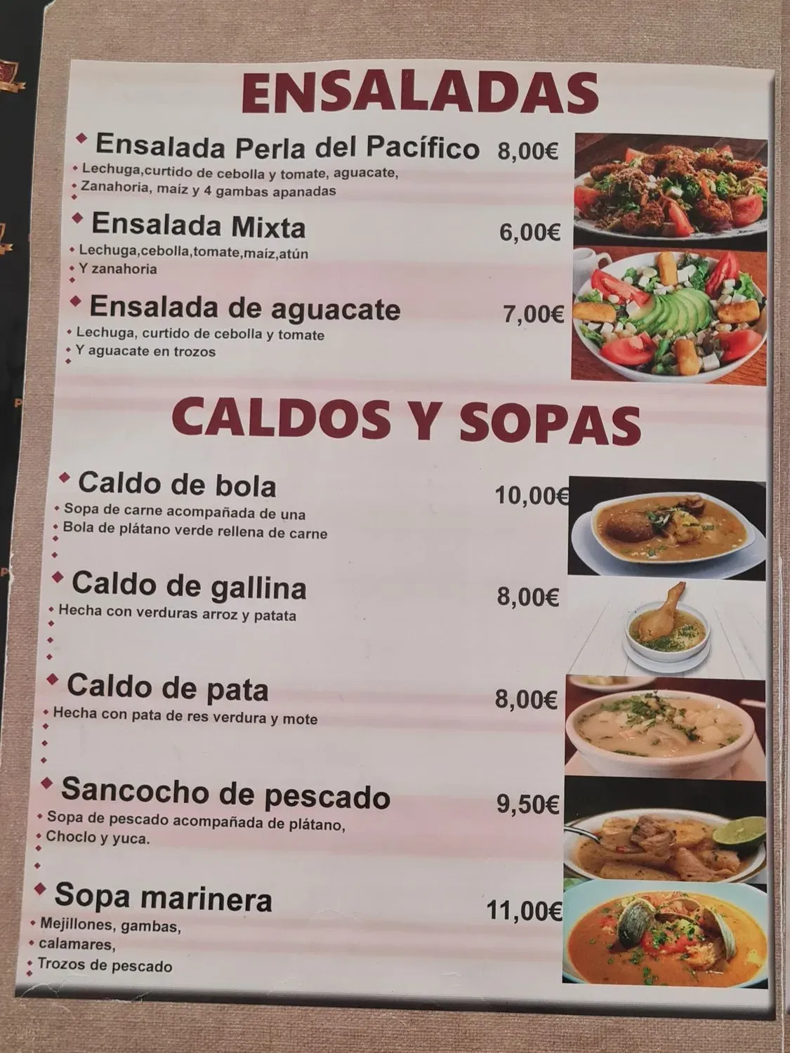 Menu 2