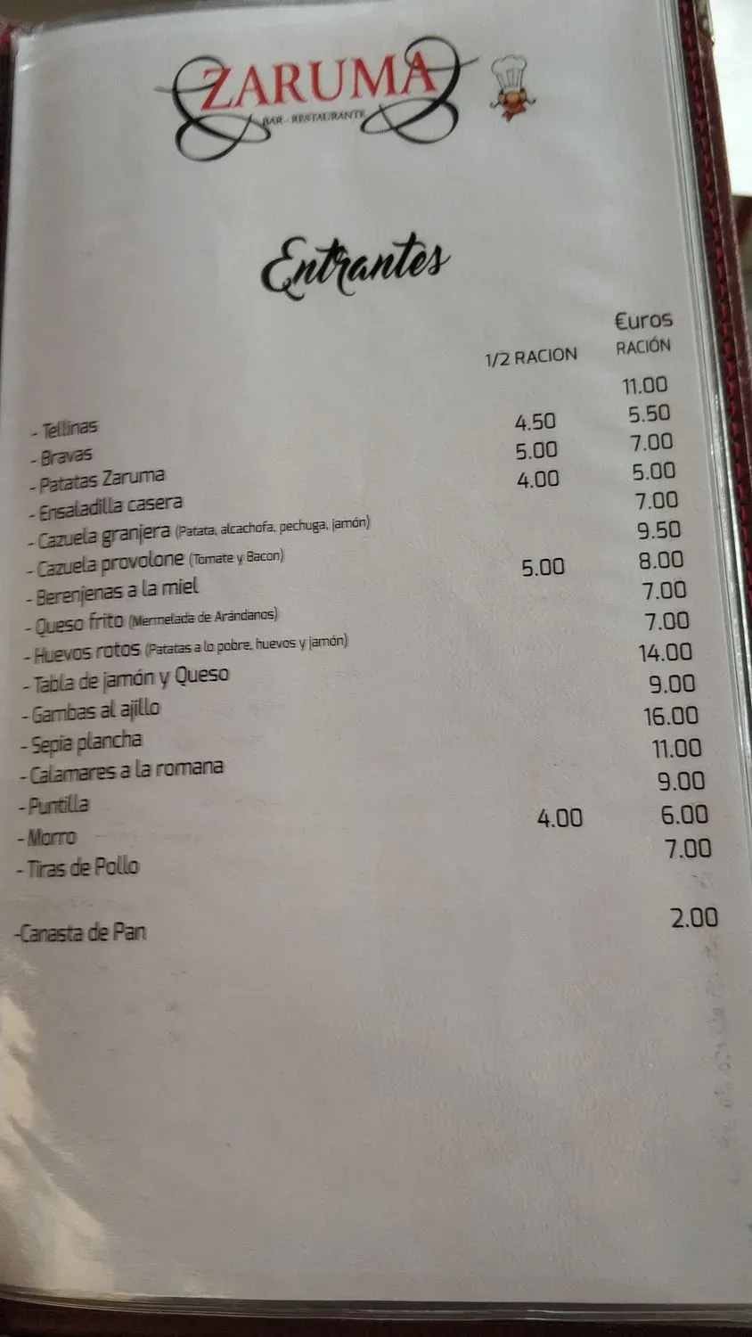 Menu 2