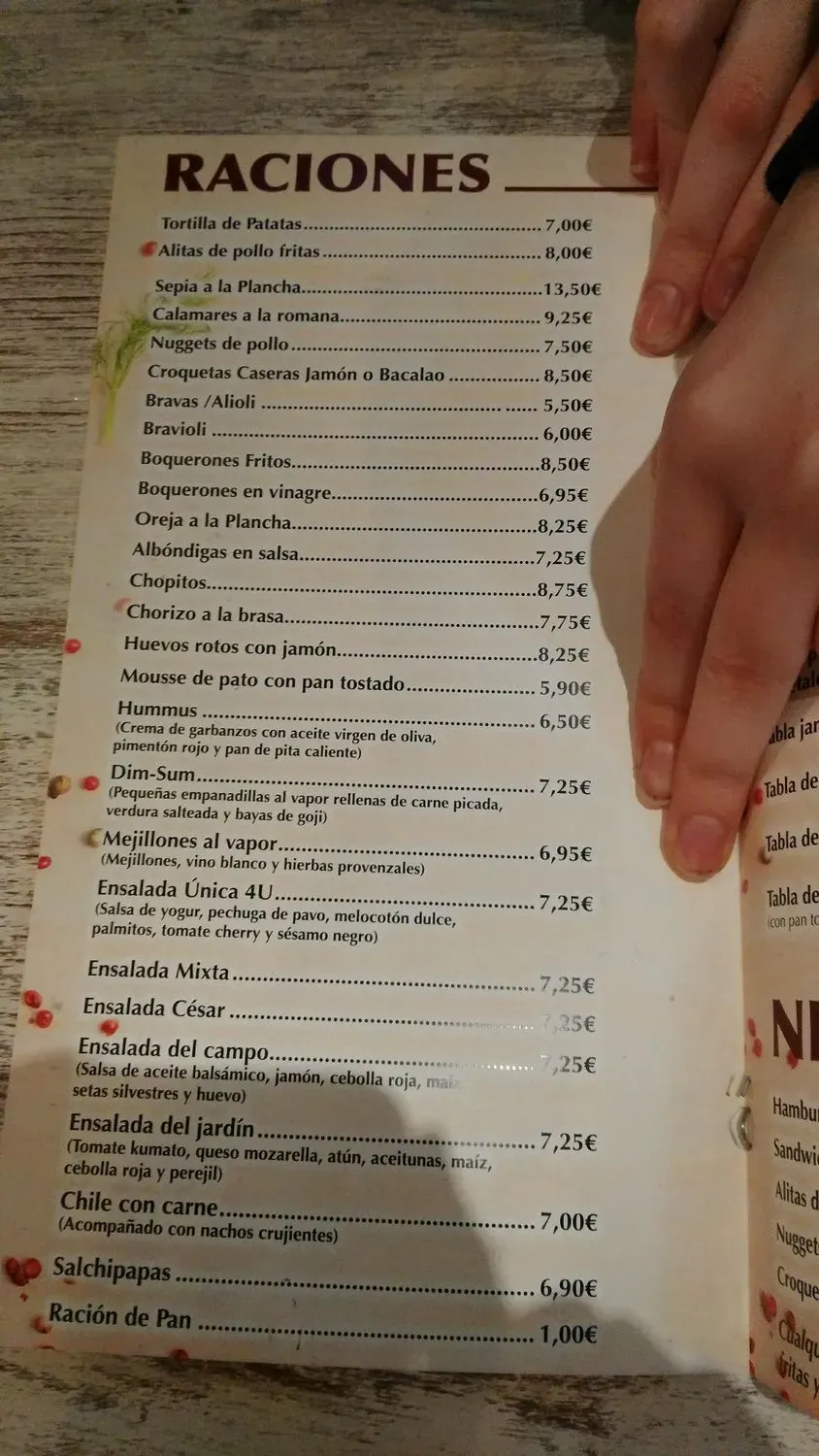 Menu 3