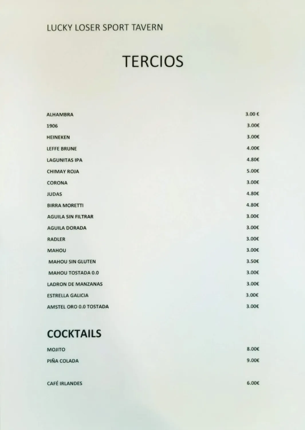 Menu 2