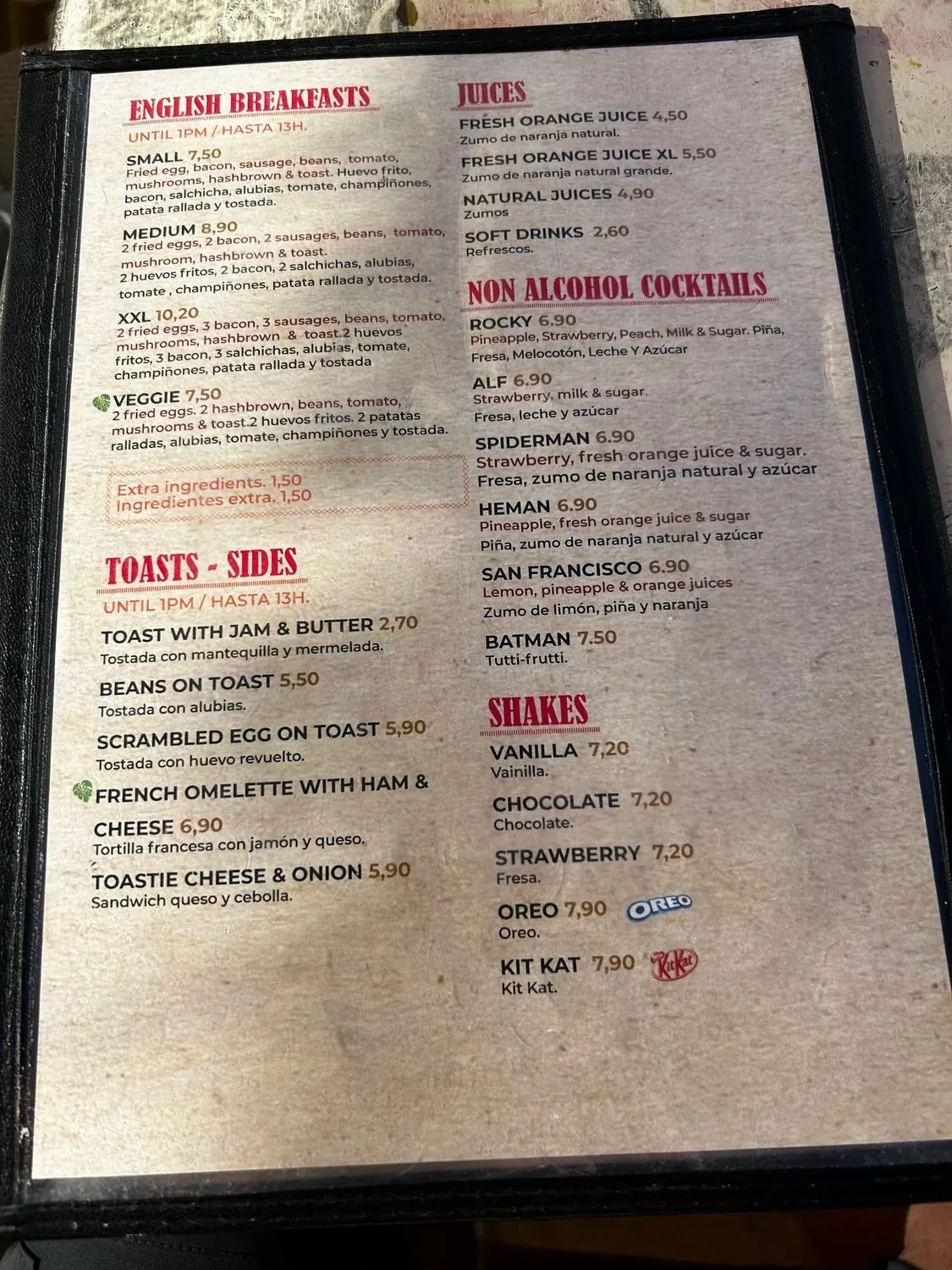 Menu 2