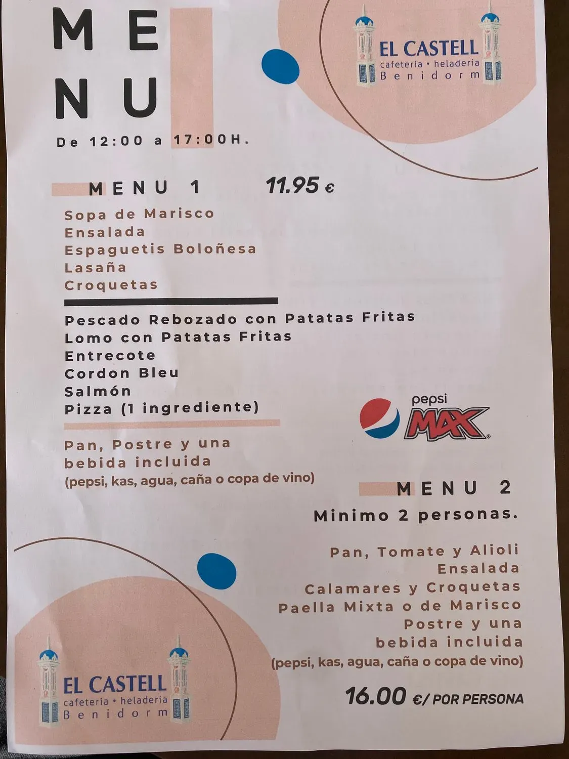 Menu 2