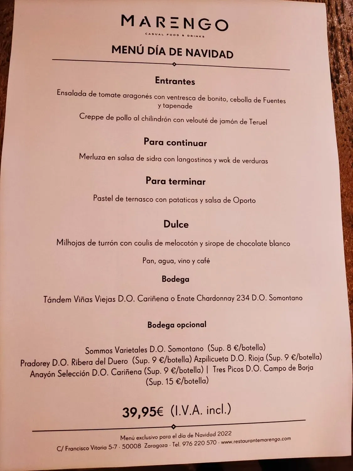 Menu 2