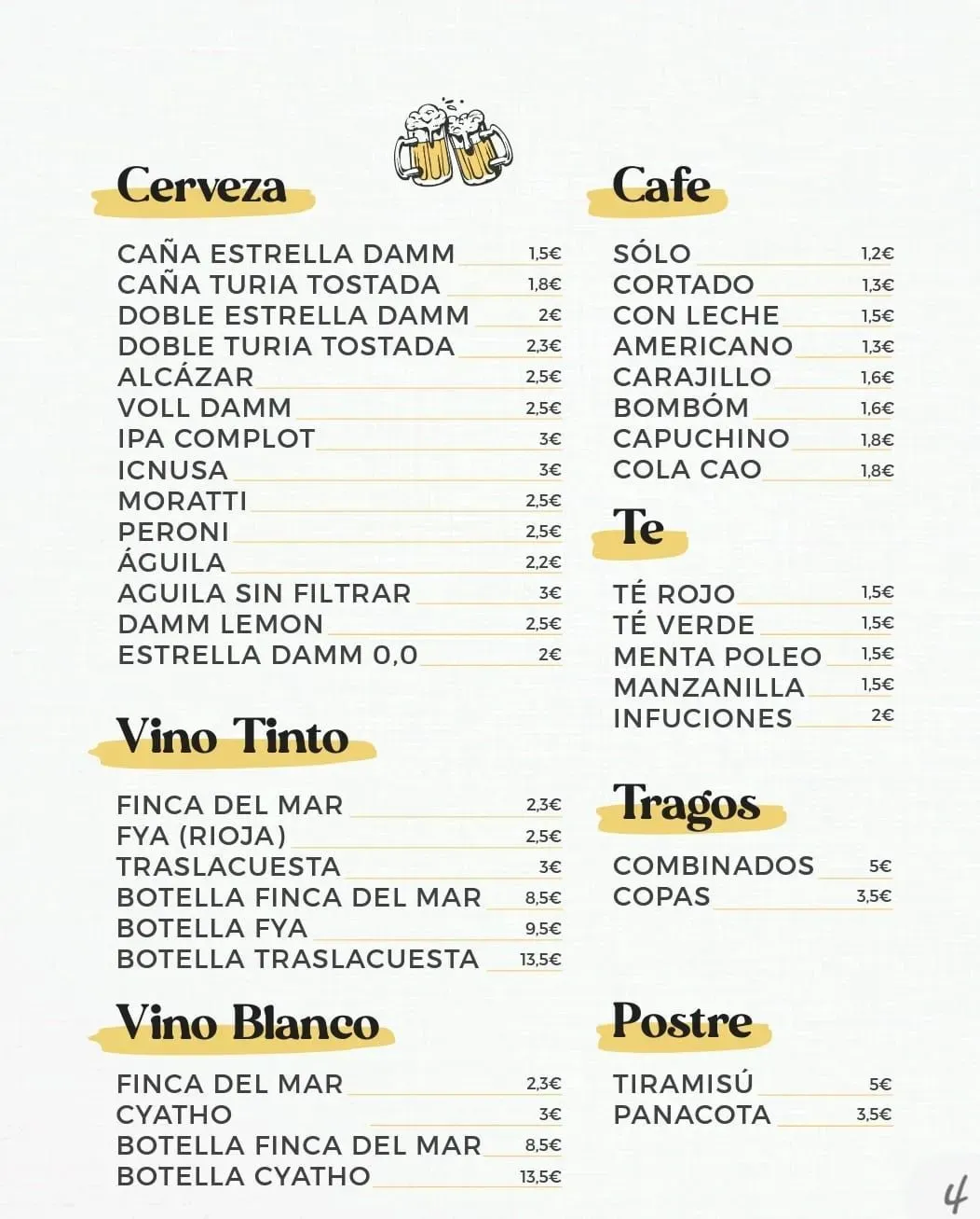 Menu 2