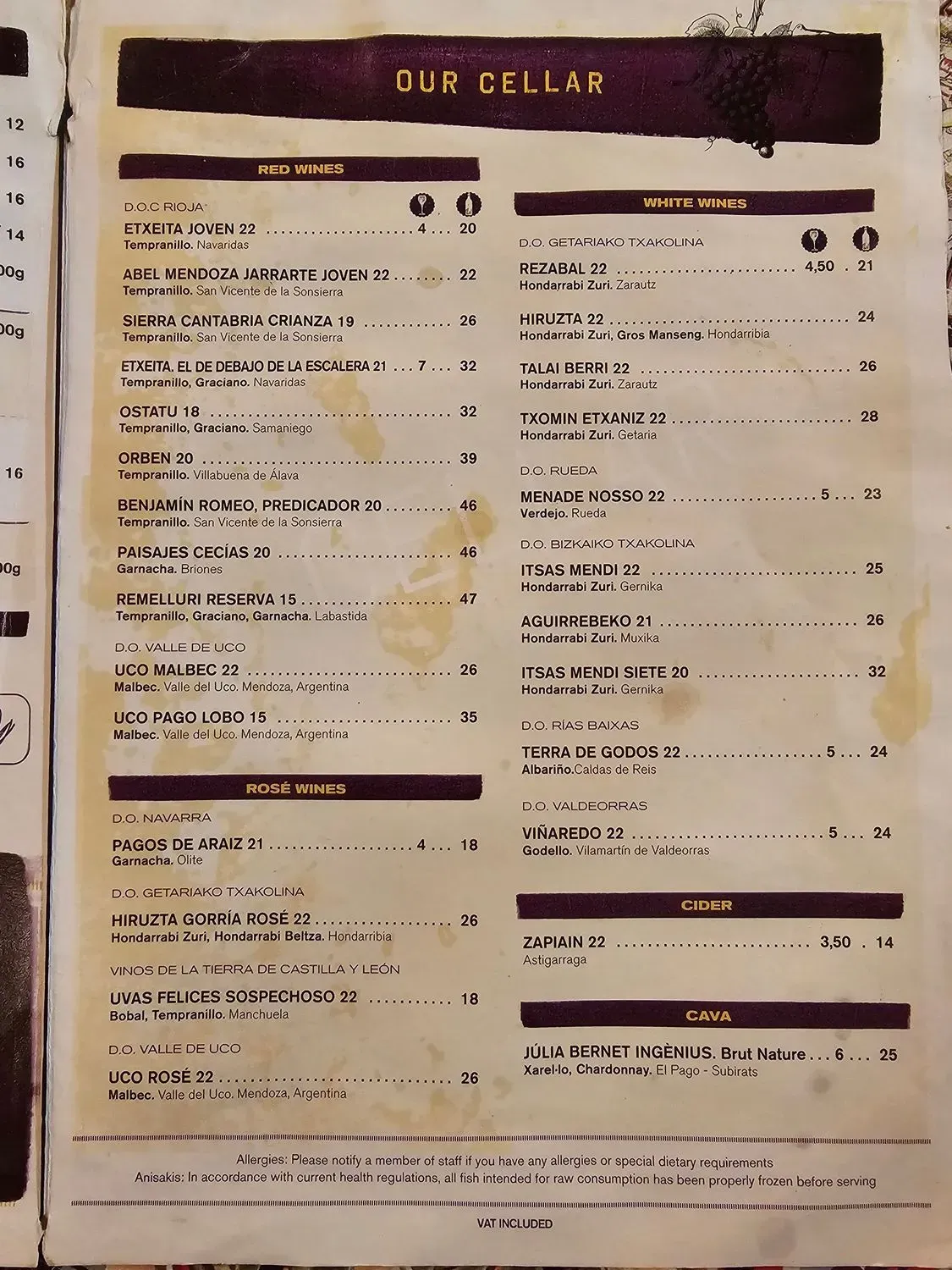 Menu 2