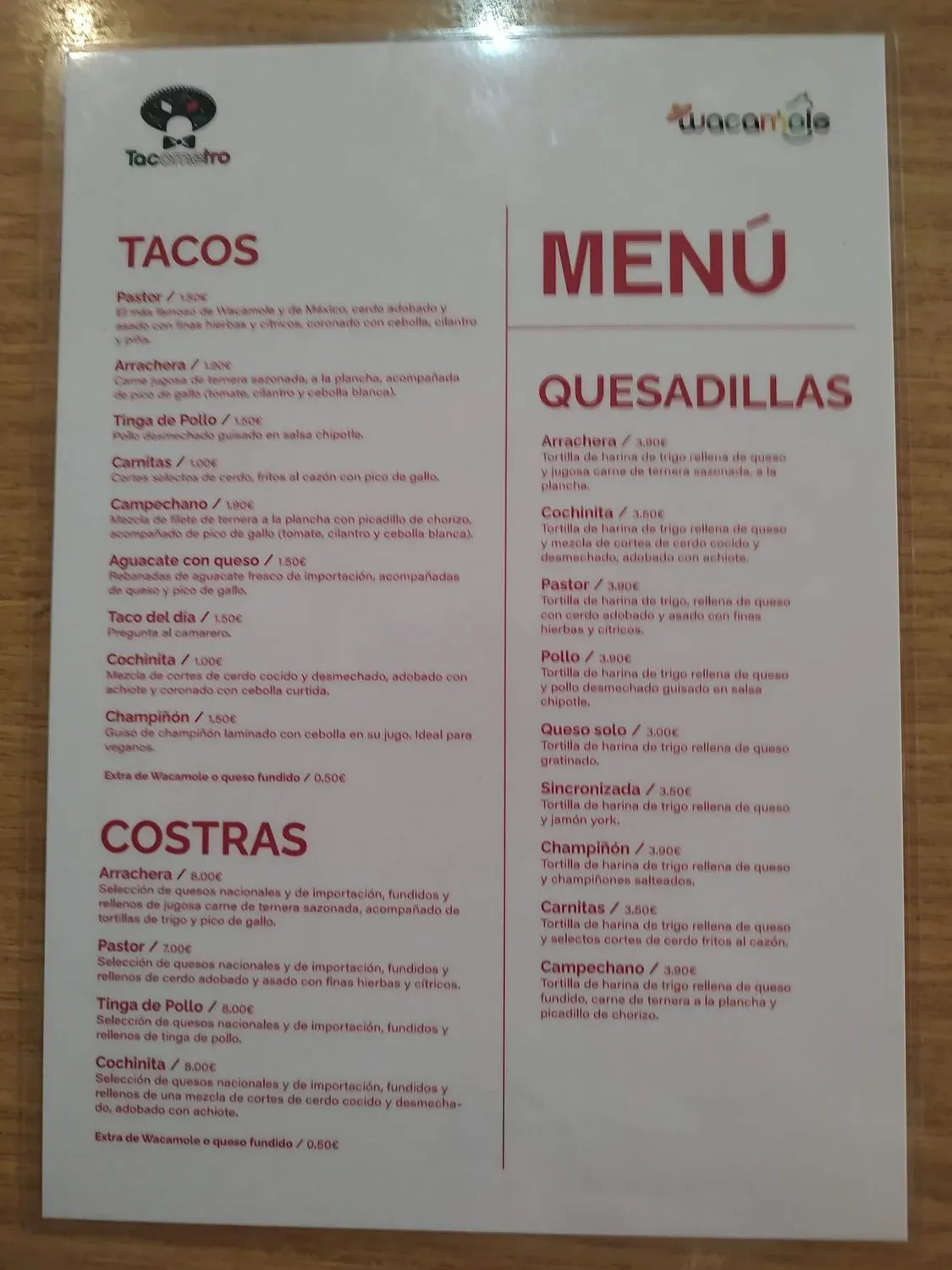 Menu 2