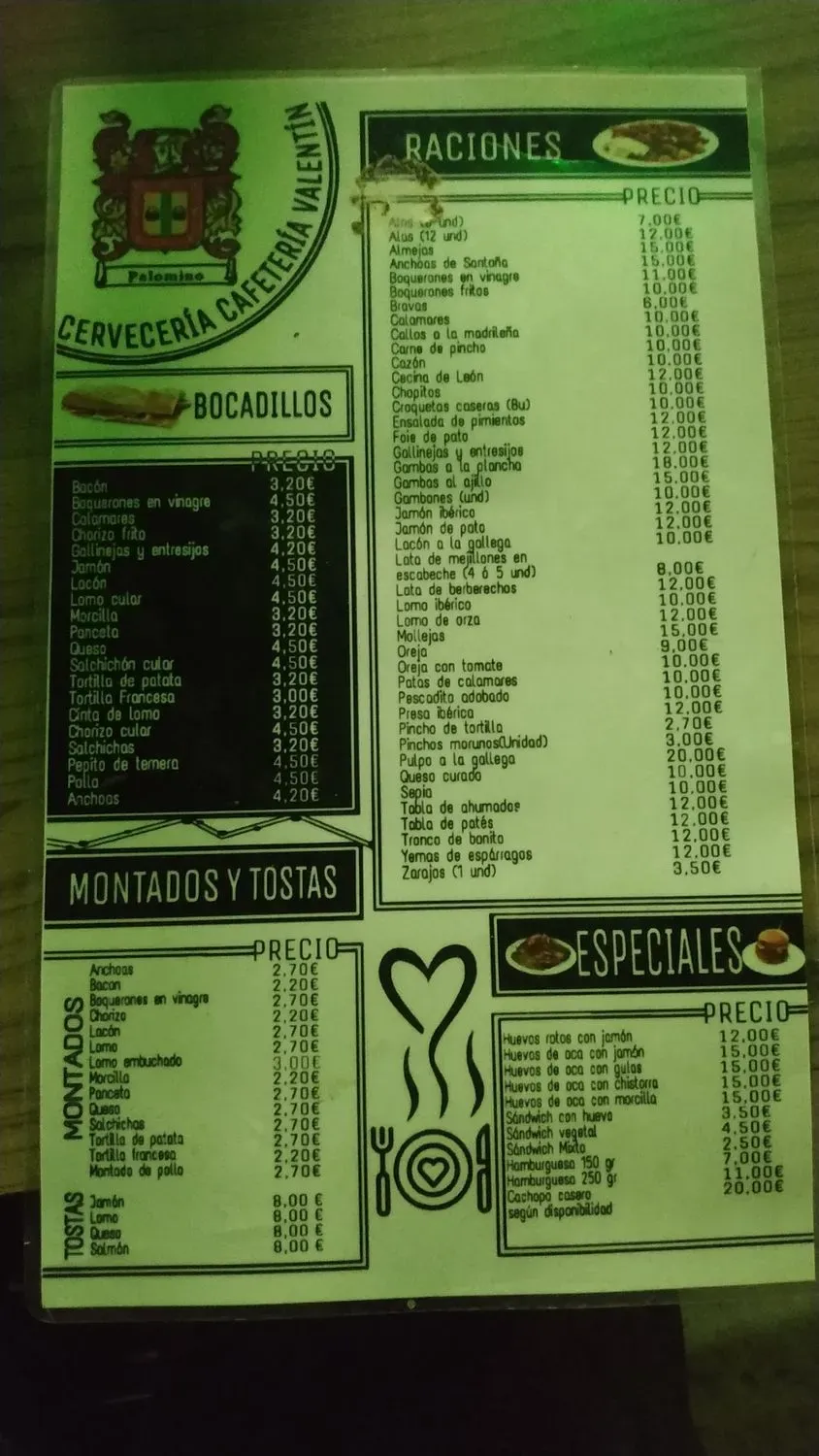 Menu 2