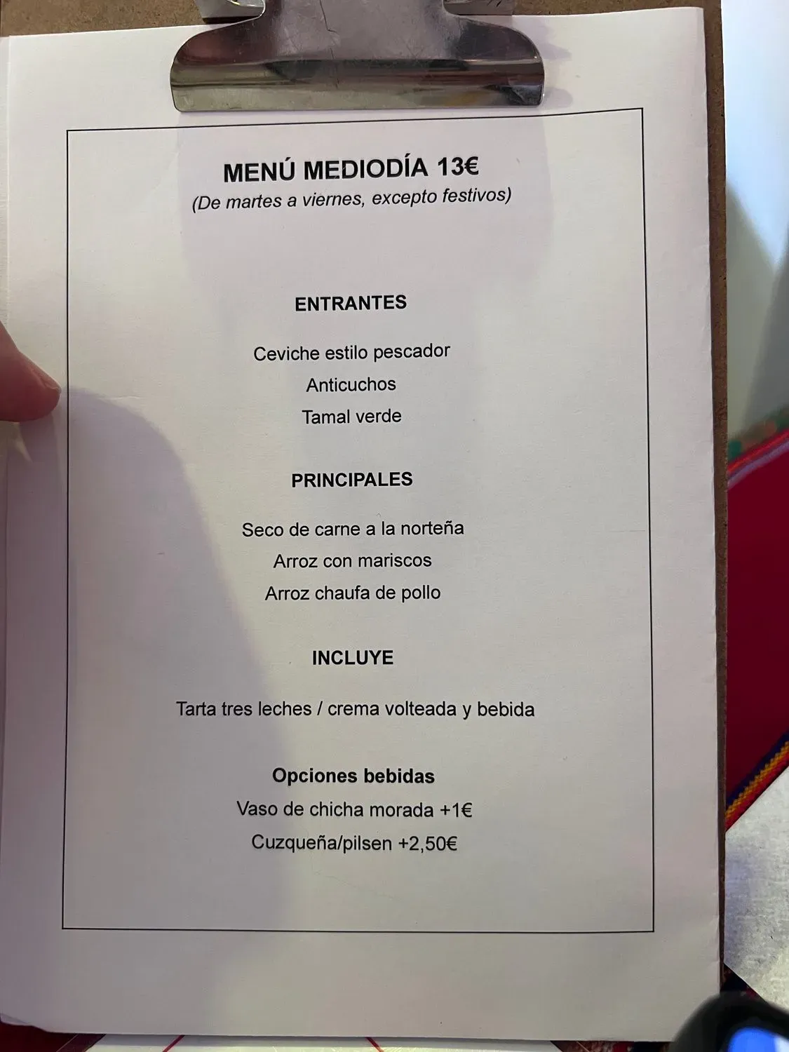 Menu 3