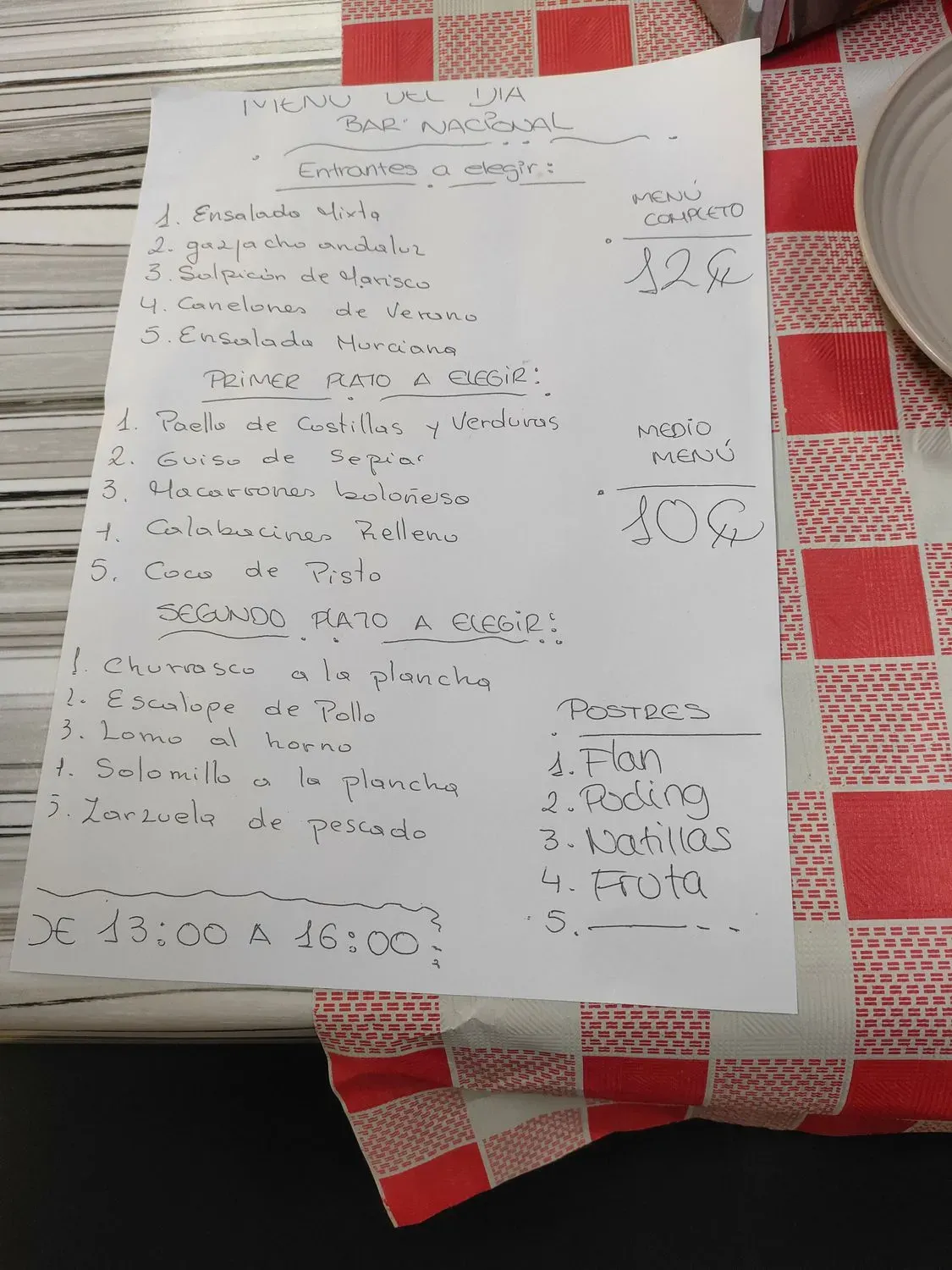 Menu 3