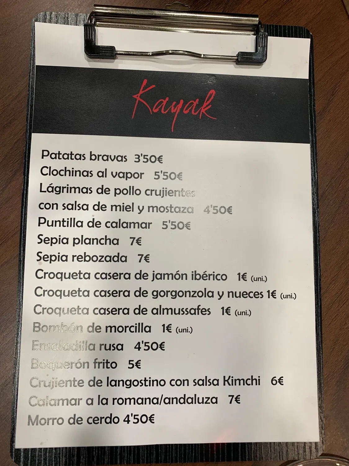 Menu 2