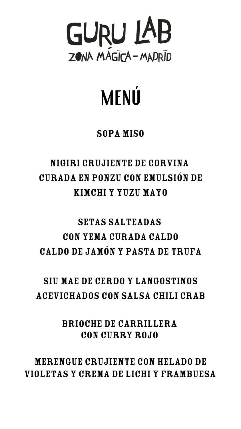 Menu 2