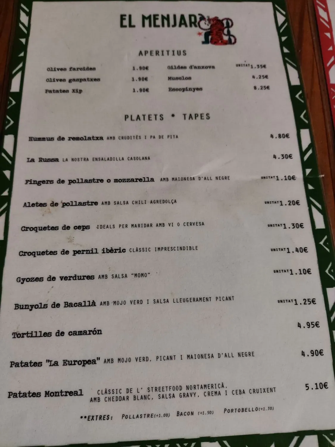 Menu 2