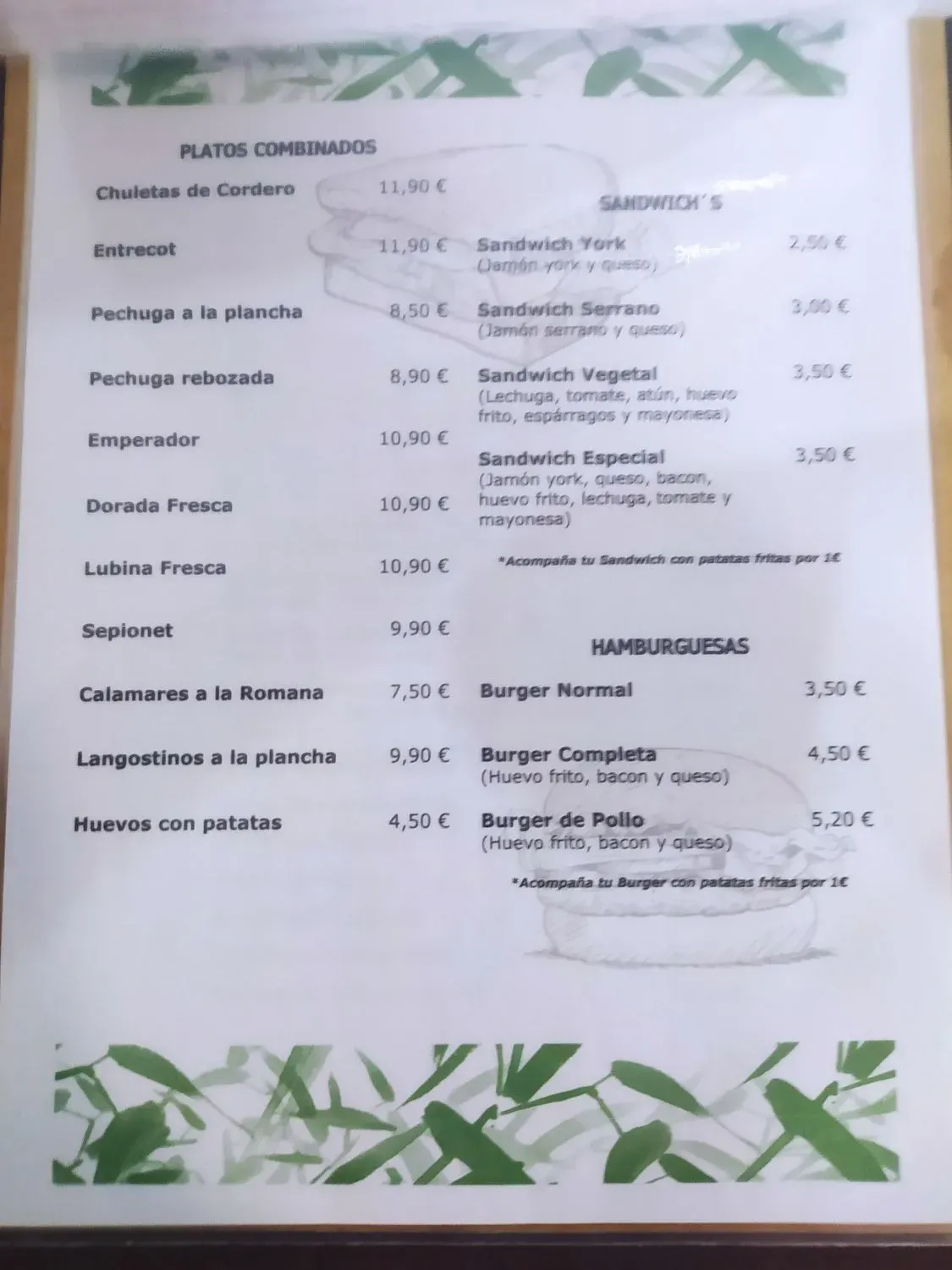 Menu 2