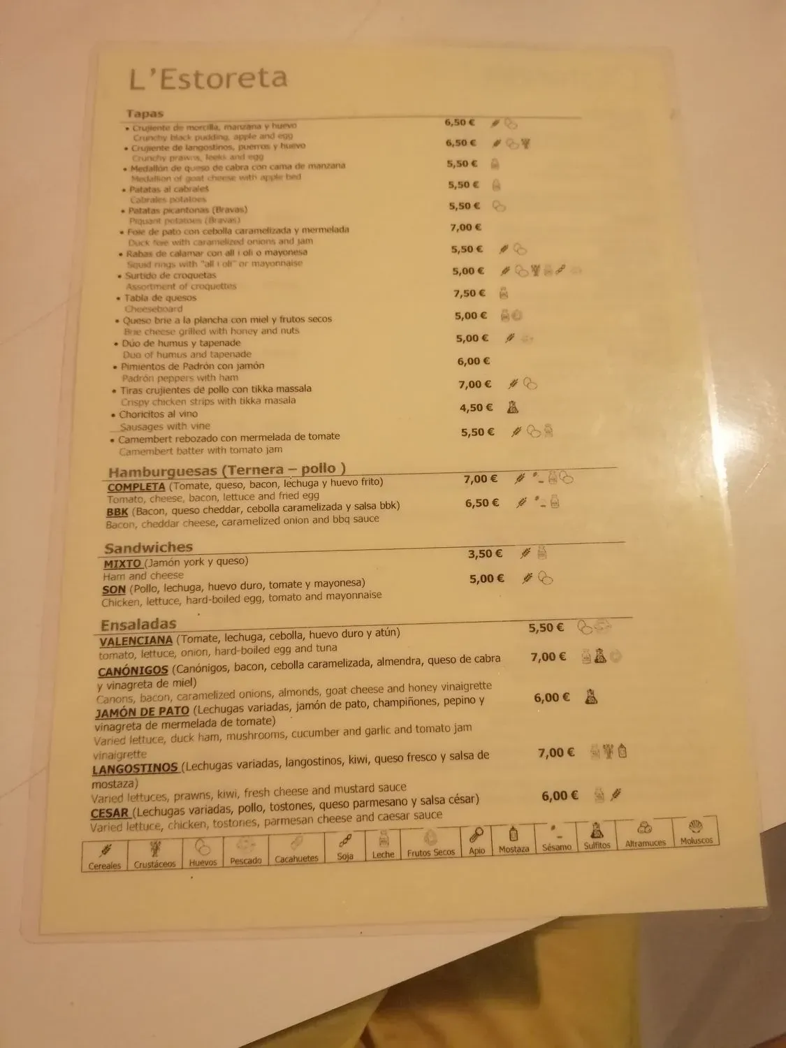 Menu 2