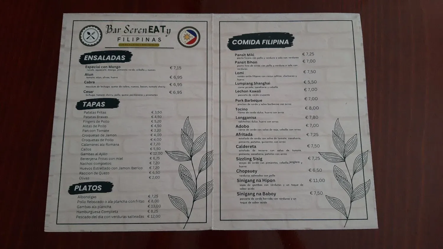 Menu 2