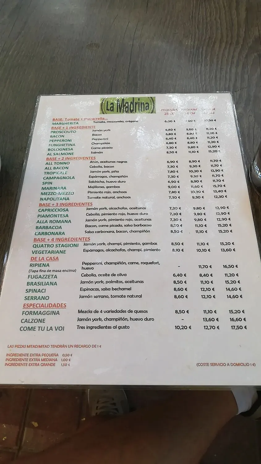 Menu 2