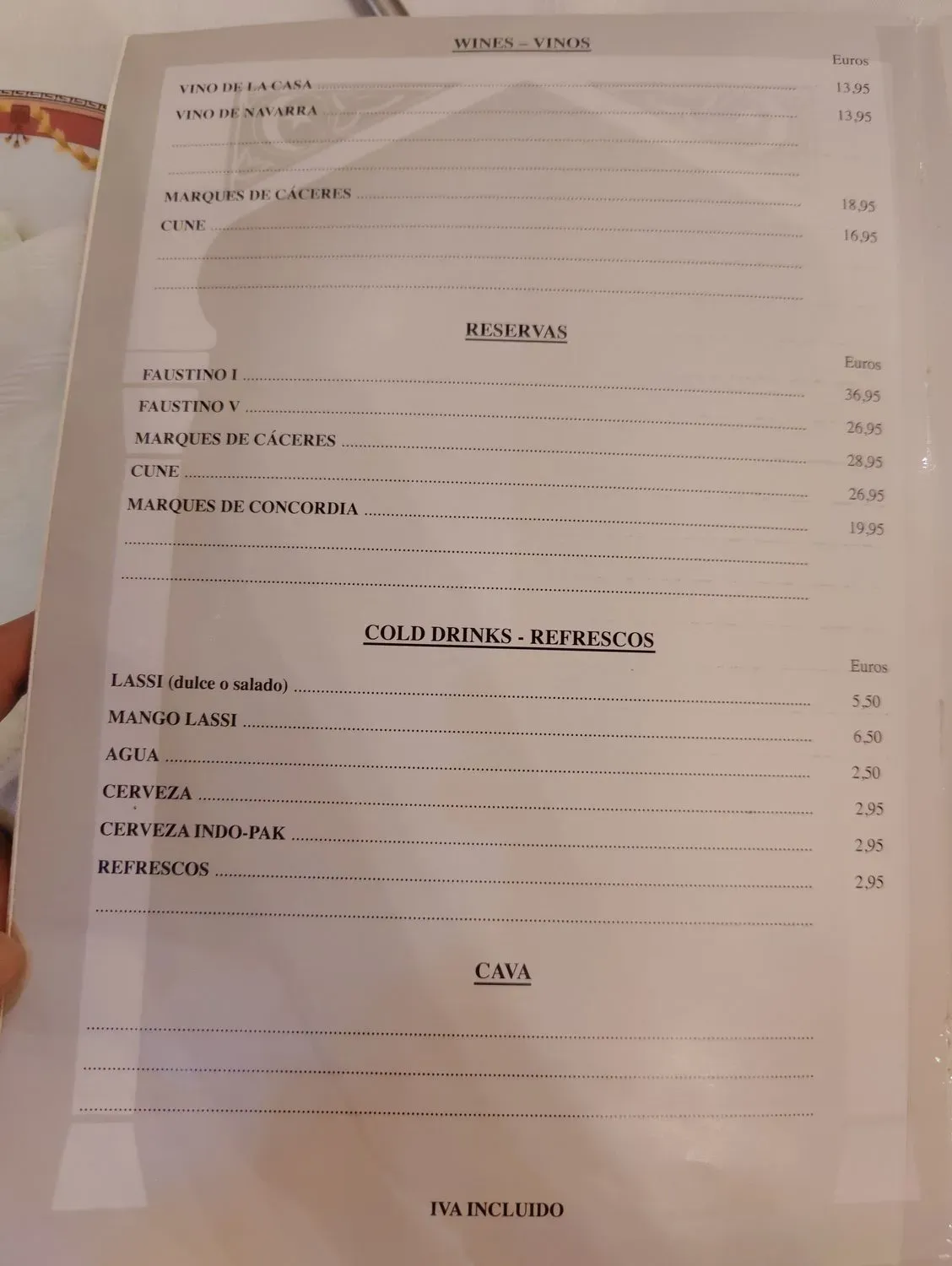 Menu 2