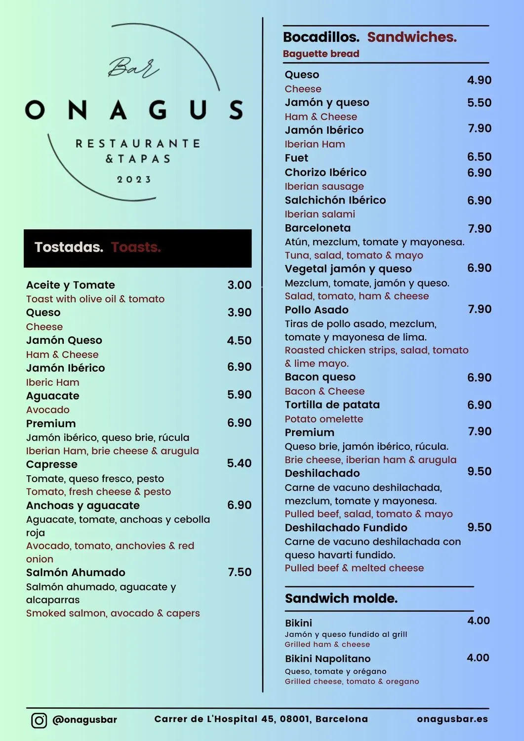 Menu 3