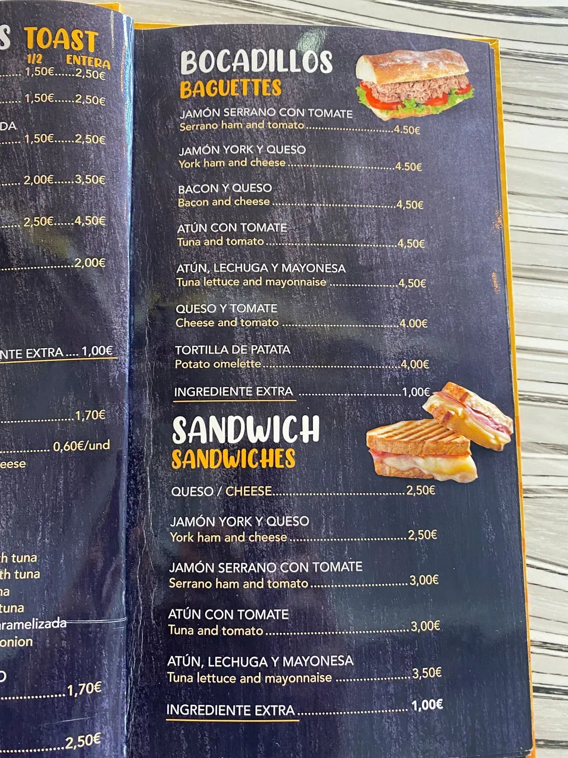 Menu 3