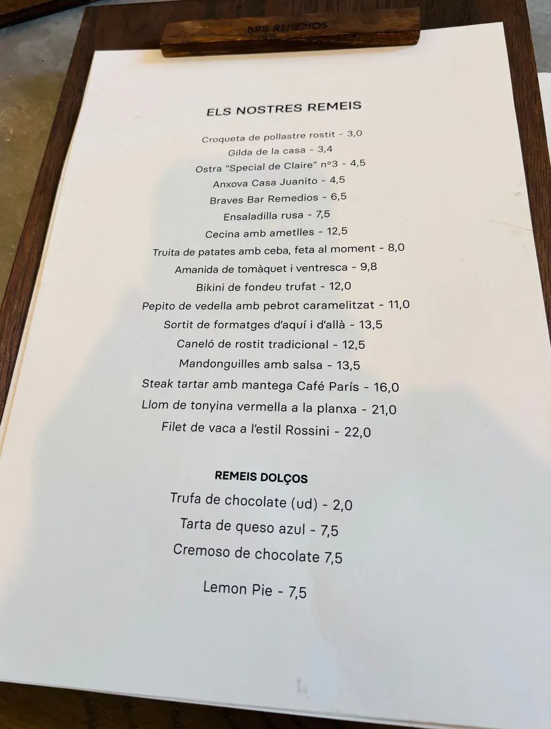 Menu 3