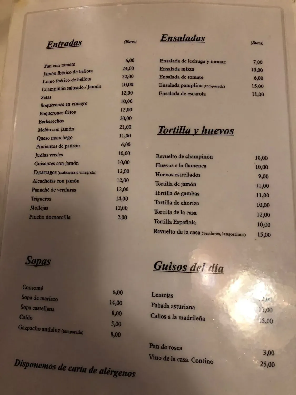 Menu 2