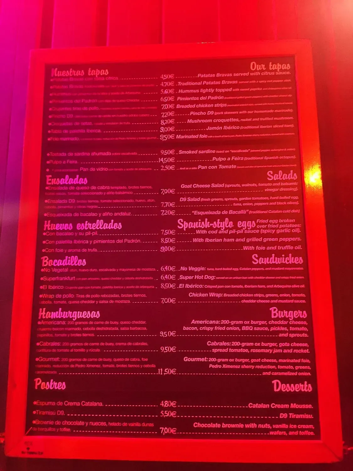 Menu 3