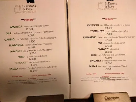 Menu 2