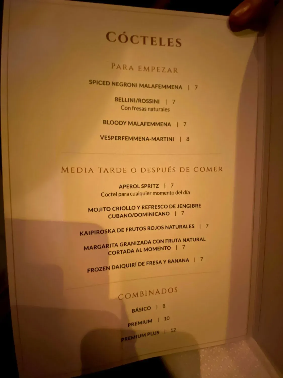 Menu 2