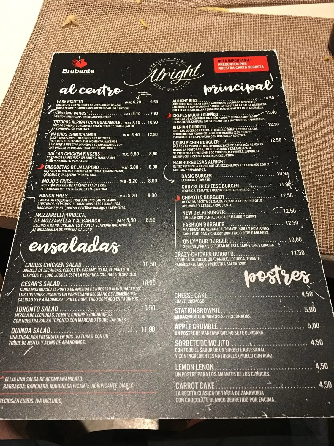 Menu 2