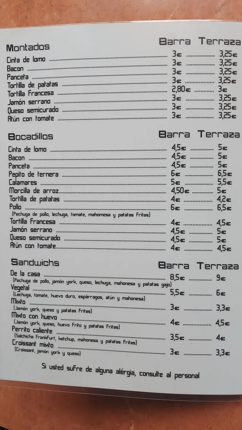 Menu 3