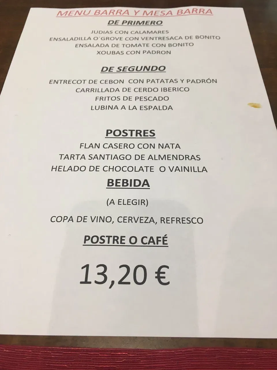 Menu 2