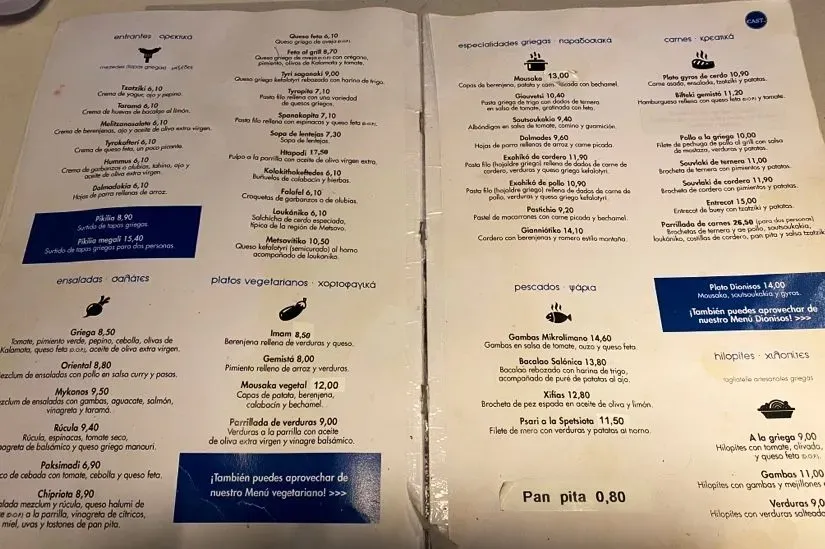 Menu 3