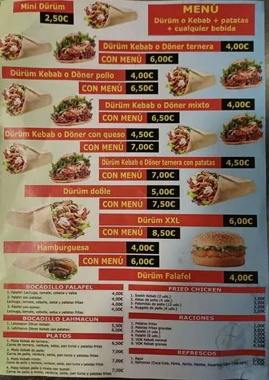 Menu 2