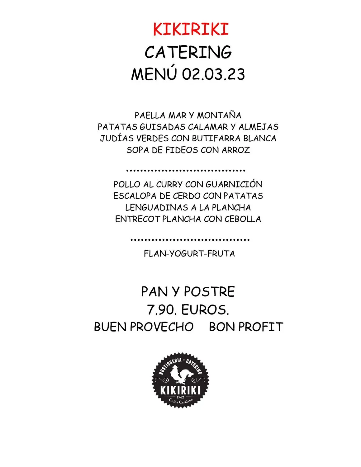 Menu 2