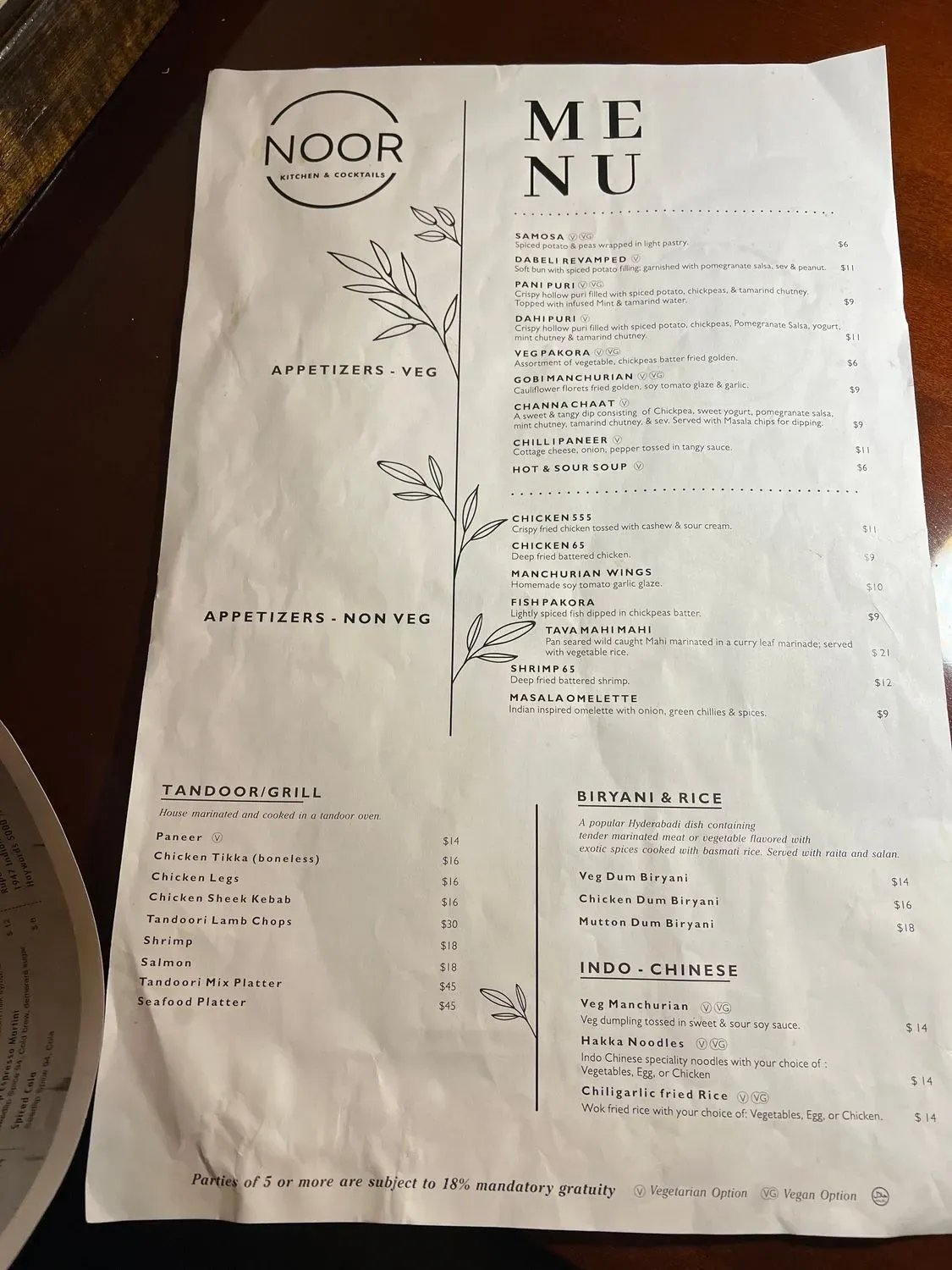 Menu 4