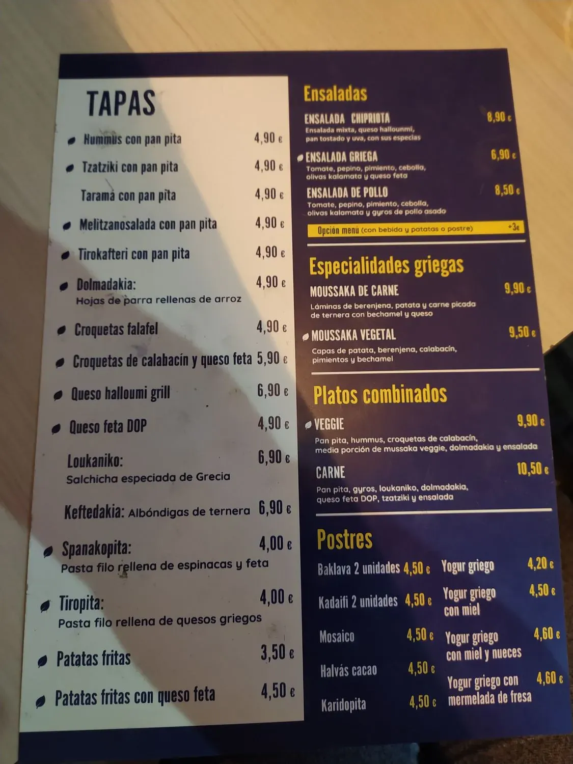 Menu 3