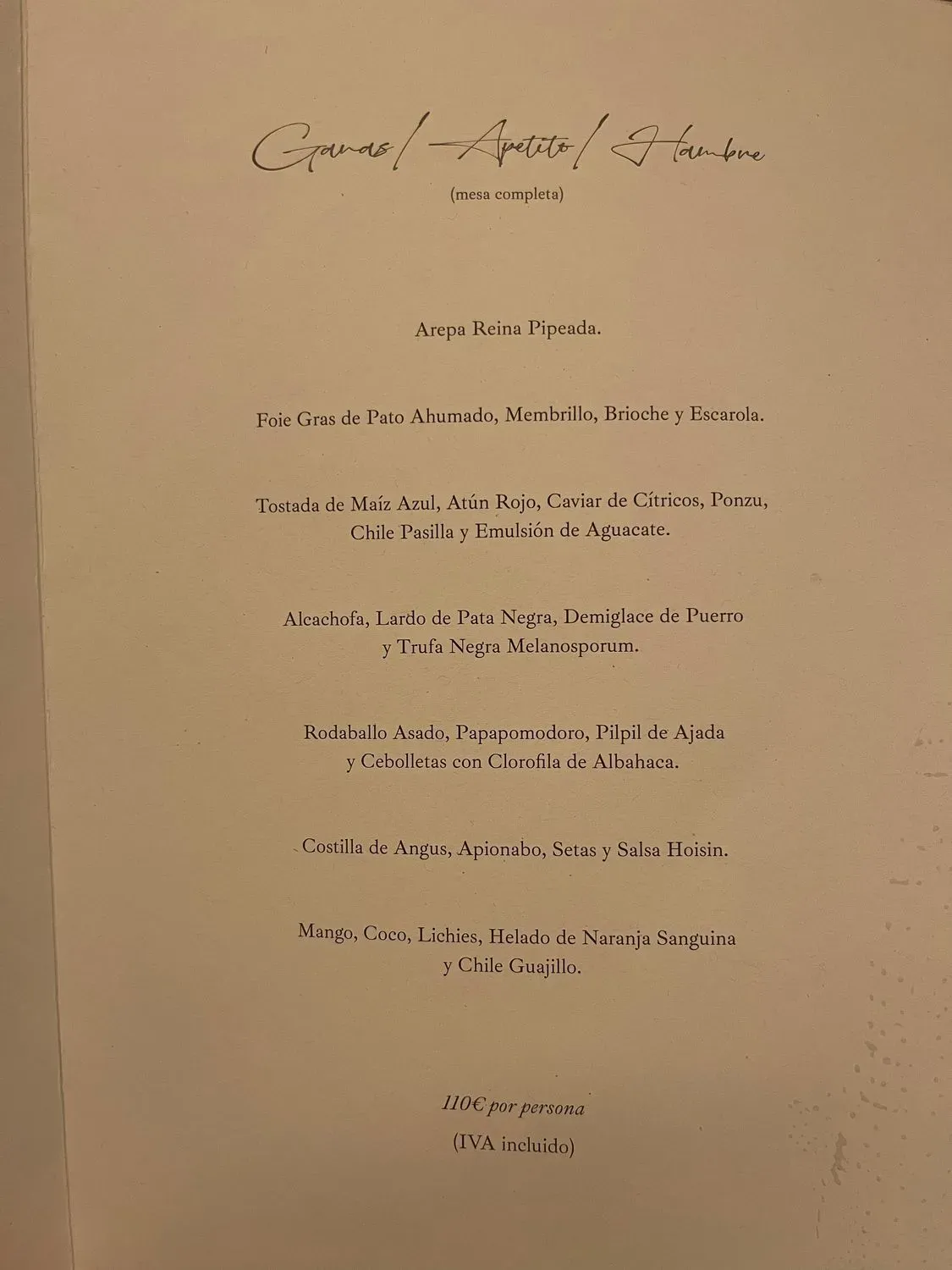 Menu 2