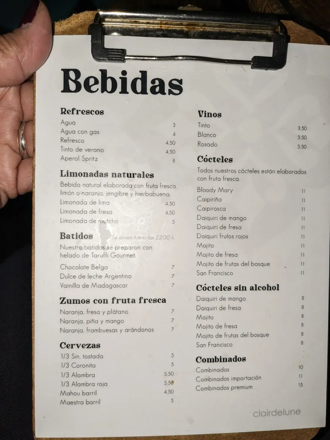 Menu 2