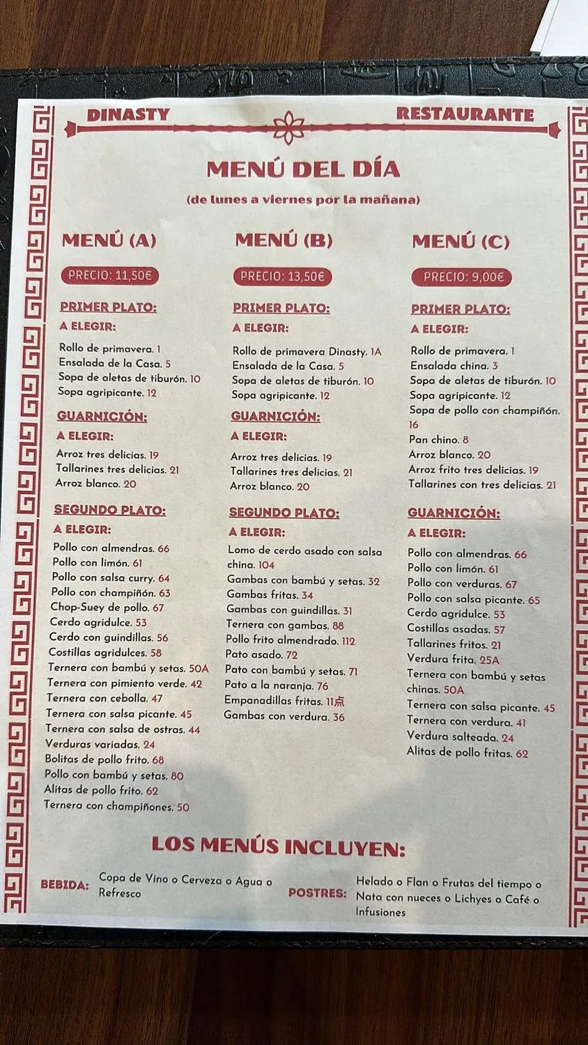 Menu 2