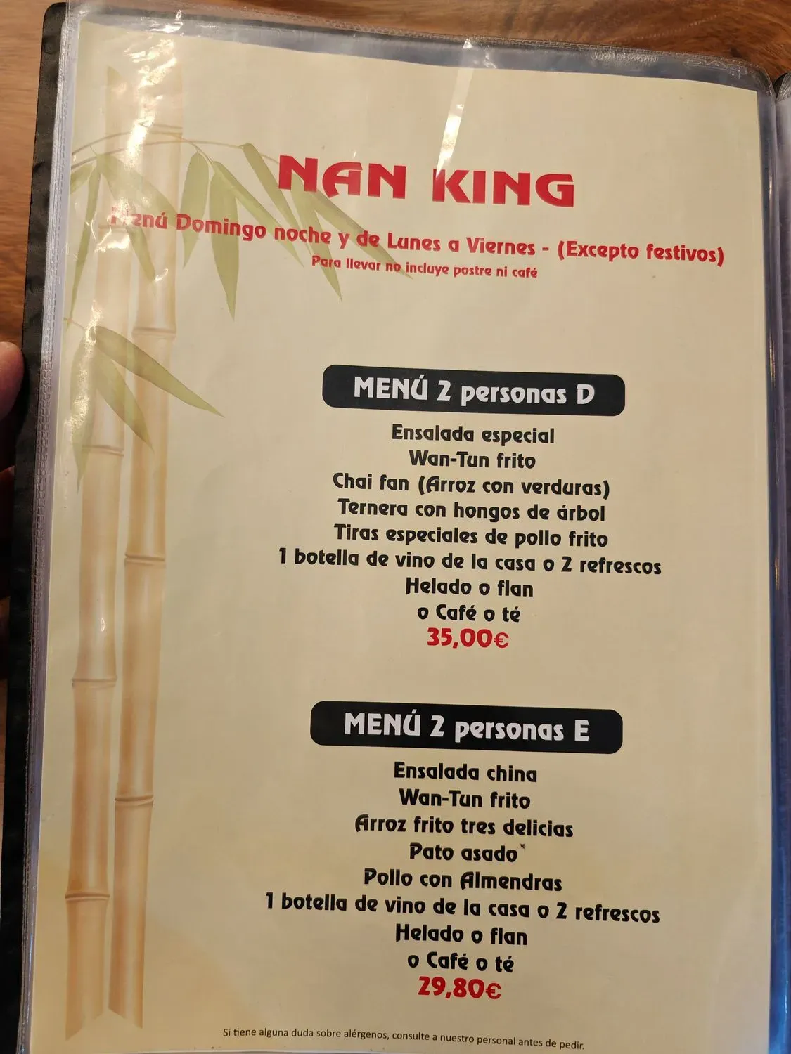 Menu 2