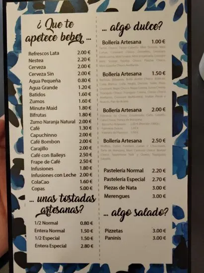 Menu 3