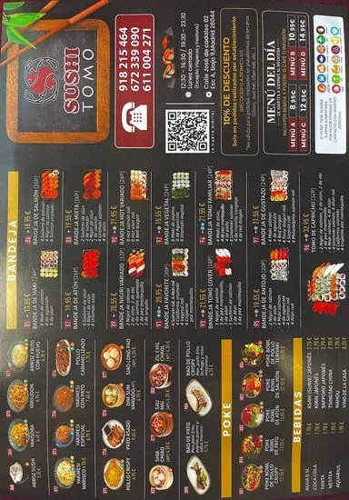 Sushi Tomo Menu | Madrid, Madrid | Checkle