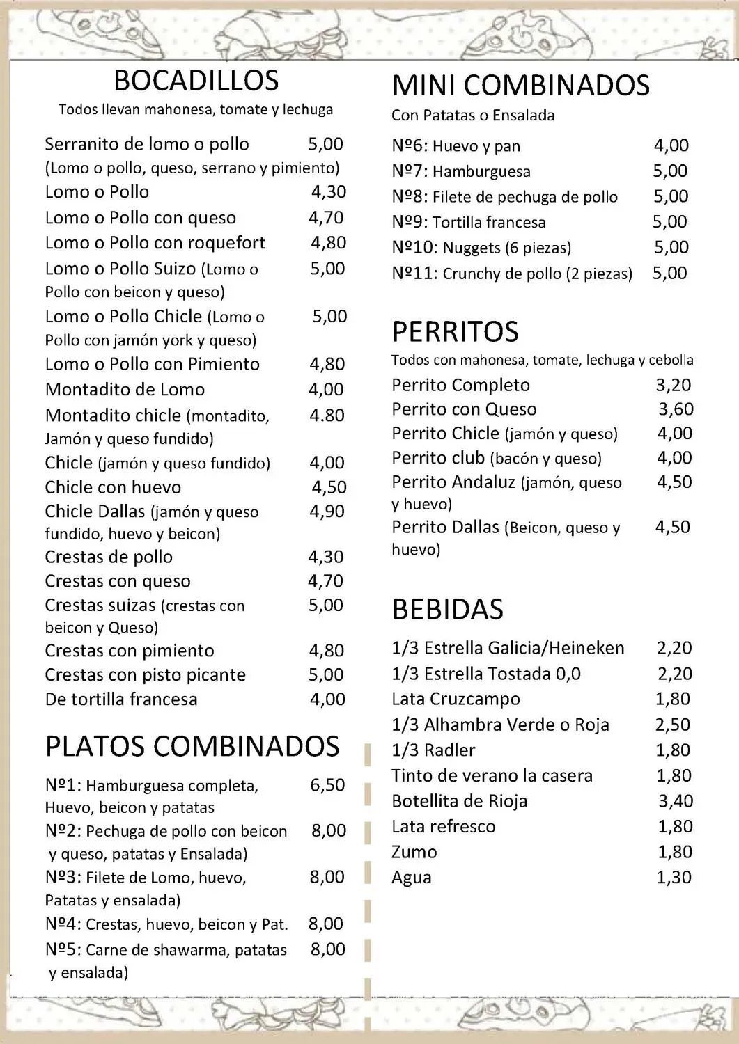 Menu 2