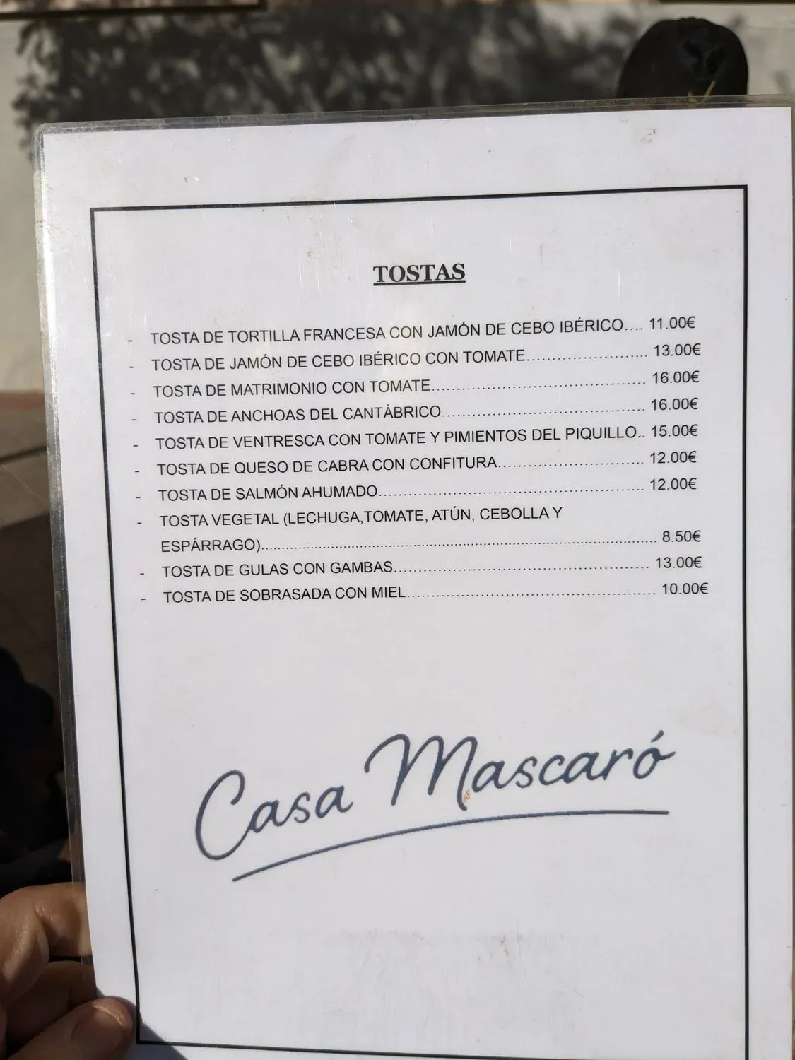 Menu 2