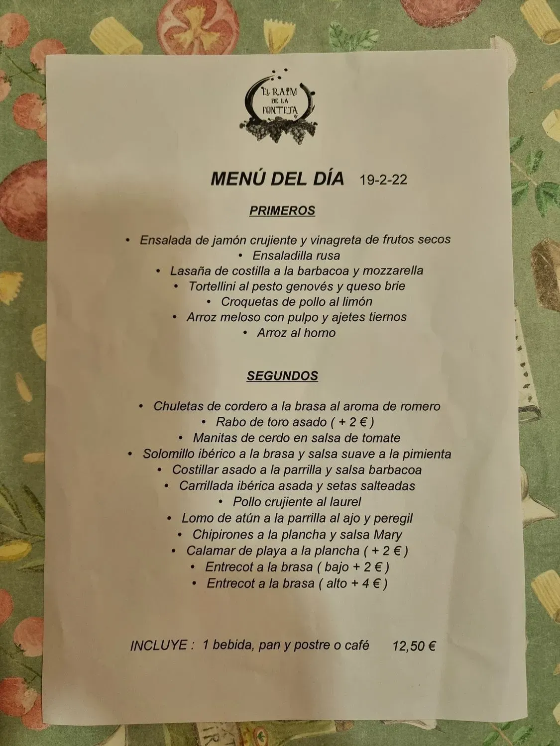 Menu 2